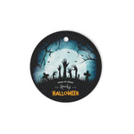 Halloween Ornament Halloween Horror Nights Halloween Tree Decorations Halloween Circle Ornament (2 sided) - Scotstee Shop
