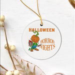 Halloween Ornament Halloween Jack Halloween Tree Decorations Halloween Circle Ornament (2 sided) - Scotstee Shop