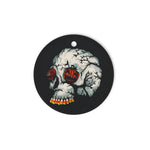 Halloween Ornament Halloween Skull Halloween Tree Decorations Halloween Circle Ornament (2 sided) - Scotstee Shop