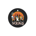 Halloween Ornament Halloween Squad Skeleton Unicorn Dabbing Halloween Tree Decorations Halloween Circle Ornament (2 sided) - Scotstee Shop