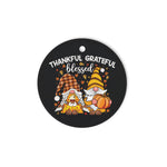 Halloween Ornament Happy Fall Yall Cute gnomes couple with pumpkin Halloween spice Fall Yall autumn gnome Halloween Tree Decorations Halloween Circle Ornament (2 sided) - Scotstee Shop