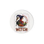 Halloween Ornament Just A Girl's A Princesses Be A Witch Halloween Funny Halloween Tree Decorations Halloween Circle Ornament (2 sided) - Scotstee Shop