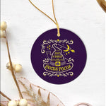 Halloween Ornament Just Bunch Hocus Pocus Halloween Halloween Tree Decorations Halloween Circle Ornament (2 sided) - Scotstee Shop