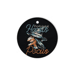 Halloween Ornament Witch Its just a Bunch of Hocus Pocus Halloween Tree Decorations Halloween Circle Ornament (2 sided) - Scotstee Shop