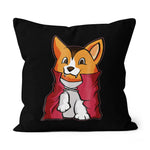 Halloween Pillow Corgi Vampire Cute Vampire Halloween Cute Halloween Throw Pillows Canvas Throw Pillow - Scotstee Shop