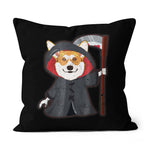 Halloween Pillow Corgi Welsh Grim Reaper Funny Halloween Dog Halloween Throw Pillows Canvas Throw Pillow - Scotstee Shop