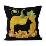 Halloween Pillow Cute Halloween Costume Corgi Dog Pumpkin Halloween Throw Pillows Canvas Throw Pillow - Scotstee Shop