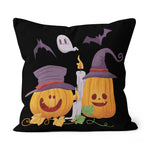 Halloween Pillow Cute Pumpkins Halloween Throw Pillows Canvas Throw Pillow - Scotstee Shop