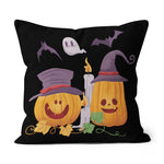 Halloween Pillow Cute Pumpkins Halloween Throw Pillows Canvas Throw Pillow - Scotstee Shop