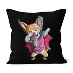 Halloween Pillow Dabbing Vampire Corgi Cute Halloween Corgi Funny Dab Dog Halloween Throw Pillows - Scotstee Shop