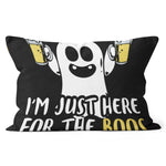 Halloween Pillow Funny Just Here For The Boos Halloween Halloween Throw Pillows Canvas Throw Pillow - Scotstee Shop