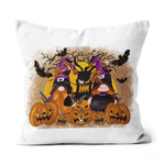 Halloween Pillow Halloween Gnomes Pumpkins Halloween Pumpkin Pillow Halloween Throw Pillows Canvas Throw Pillow - Scotstee Shop