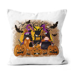 Halloween Pillow Halloween Gnomes Pumpkins Halloween Pumpkin Pillow Halloween Throw Pillows Canvas Throw Pillow - Scotstee Shop