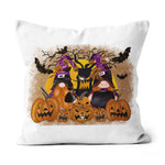 Halloween Pillow Halloween Gnomes Pumpkins Halloween Pumpkin Pillow Halloween Throw Pillows Canvas Throw Pillow - Scotstee Shop