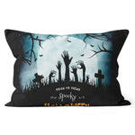 Halloween Pillow Halloween Horror Nights Trick or Treat Spooky Halloween Throw Pillows Canvas Throw Pillow - Scotstee Shop