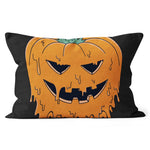 Halloween Pillow Halloween Scary Jack O Lantern Pumpkin Halloween Throw Pillows Canvas Throw Pillow - Scotstee Shop