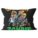 Halloween Pillow Halloween Scary This Chillin' With My Zombie Kids Halloween Costume Halloween Throw Pillows Canvas Throw Pillow - Scotstee Shop