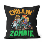 Halloween Pillow Halloween Scary This Chillin' With My Zombie Kids Halloween Costume Halloween Throw Pillows Canvas Throw Pillow - Scotstee Shop