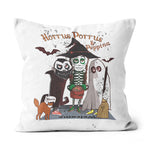Halloween Pillow Halloween Trick Or Treat Funny Vampire Witch Ghost Costume Funny Halloween Throw Pillow Canvas Throw Pillow - Scotstee Shop