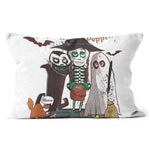 Halloween Pillow Halloween Trick Or Treat Funny Vampire Witch Ghost Costume Funny Halloween Throw Pillow Canvas Throw Pillow - Scotstee Shop