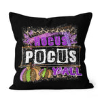 Halloween Pillow Halloween Trick Treat Hocus Pocus Pumpkin Halloween Throw Pillows - All-over Print Canvas Throw Pillow - Scotstee Shop