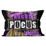 Halloween Pillow Halloween Trick Treat Hocus Pocus Pumpkin Halloween Throw Pillows Canvas Throw Pillow - Scotstee Shop