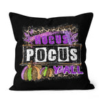 Halloween Pillow Halloween Trick Treat Hocus Pocus Pumpkin Halloween Throw Pillows Canvas Throw Pillow - Scotstee Shop