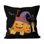 Halloween Pillow Hello Pumpkin Halloween Throw Pillows Canvas Throw Pillow - Scotstee Shop