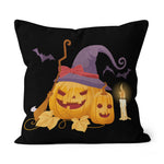 Halloween Pillow Hello Pumpkin Halloween Throw Pillows Canvas Throw Pillow - Scotstee Shop