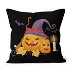 Halloween Pillow Hello Pumpkin Halloween Throw Pillows Canvas Throw Pillow - Scotstee Shop