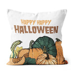 Halloween Pillow Hello Pumpkin Happy Happy Halloween Funny Halloween Throw Pillows Canvas Throw Pillow - Scotstee Shop