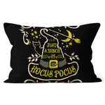 Halloween Pillow Just Bunch Hocus Pocus Halloween Throw Pillows Canvas Throw Pillow - Scotstee Shop