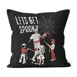 Halloween Pillow Let's Get Spooky Halloween Funny Halloween Throw Pillows Canvas Throw Pillow - Scotstee Shop
