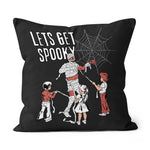 Halloween Pillow Let's Get Spooky Halloween Funny Halloween Throw Pillows Canvas Throw Pillow - Scotstee Shop