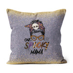 Halloween Pillow One Spooky Mama Tee Spooky Mom Funny Mom Life Halloween Throw Pillows Halloween Canvas Throw Pillow - Scotstee Shop