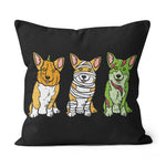 Halloween Pillow Pumpkin Mummy Zombie Welsh Corgi Dog Cute Halloween Throw Pillows Halloween Canvas Throw Pillow - Scotstee Shop