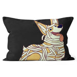 Halloween Pillow Retro Funny Halloween Corgi Mummy For Corgi Dog Halloween Throw Pillows Halloween Canvas Throw Pillow - Scotstee Shop