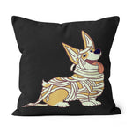 Halloween Pillow Retro Funny Halloween Corgi Mummy For Corgi Dog Halloween Throw Pillows Halloween Canvas Throw Pillow - Scotstee Shop