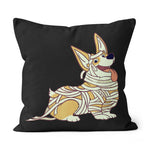 Halloween Pillow Retro Funny Halloween Corgi Mummy For Corgi Dog Halloween Throw Pillows Halloween Canvas Throw Pillow - Scotstee Shop