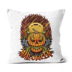 Halloween Pillow Scary Pumpkin Halloween Throw Pillows Halloween Canvas Throw Pillow - Scotstee Shop