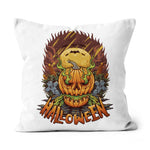 Halloween Pillow Scary Pumpkin Halloween Throw Pillows Halloween Canvas Throw Pillow - Scotstee Shop