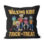 Halloween Pillow The Walking Kids Trick Or Treat Halloween Gift Halloween Throw Pillow Halloween Canvas Throw Pillow - Scotstee Shop