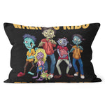 Halloween Pillow The Walking Kids Trick Or Treat Halloween Gift Halloween Throw Pillow Halloween Canvas Throw Pillow - Scotstee Shop