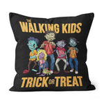 Halloween Pillow The Walking Kids Trick Or Treat Halloween Gift Halloween Throw Pillow Halloween Canvas Throw Pillow - Scotstee Shop