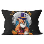 Halloween Pillow This is my Human costume I'm really Fox Halloween Throw Pillow Halloween Canvas Throw Pillow - Scotstee Shop