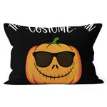 Halloween Pillow This is my Human costume I'm really Pumpkin Halloween Throw Pillow Halloween Canvas Throw Pillow - Scotstee Shop