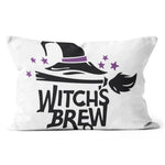Halloween Pillow Witch's Brew Halloween Happy Halloween Throw Pillows Halloween Canvas Throw Pillow - Scotstee Shop