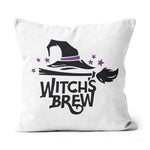 Halloween Pillow Witch's Brew Halloween Happy Halloween Throw Pillows Halloween Canvas Throw Pillow - Scotstee Shop