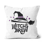 Halloween Pillow Witch's Brew Halloween Happy Halloween Throw Pillows Halloween Canvas Throw Pillow - Scotstee Shop