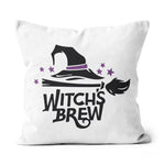 Halloween Pillow Witch's Brew Halloween Happy Halloween Throw Pillows Halloween Canvas Throw Pillow - Scotstee Shop